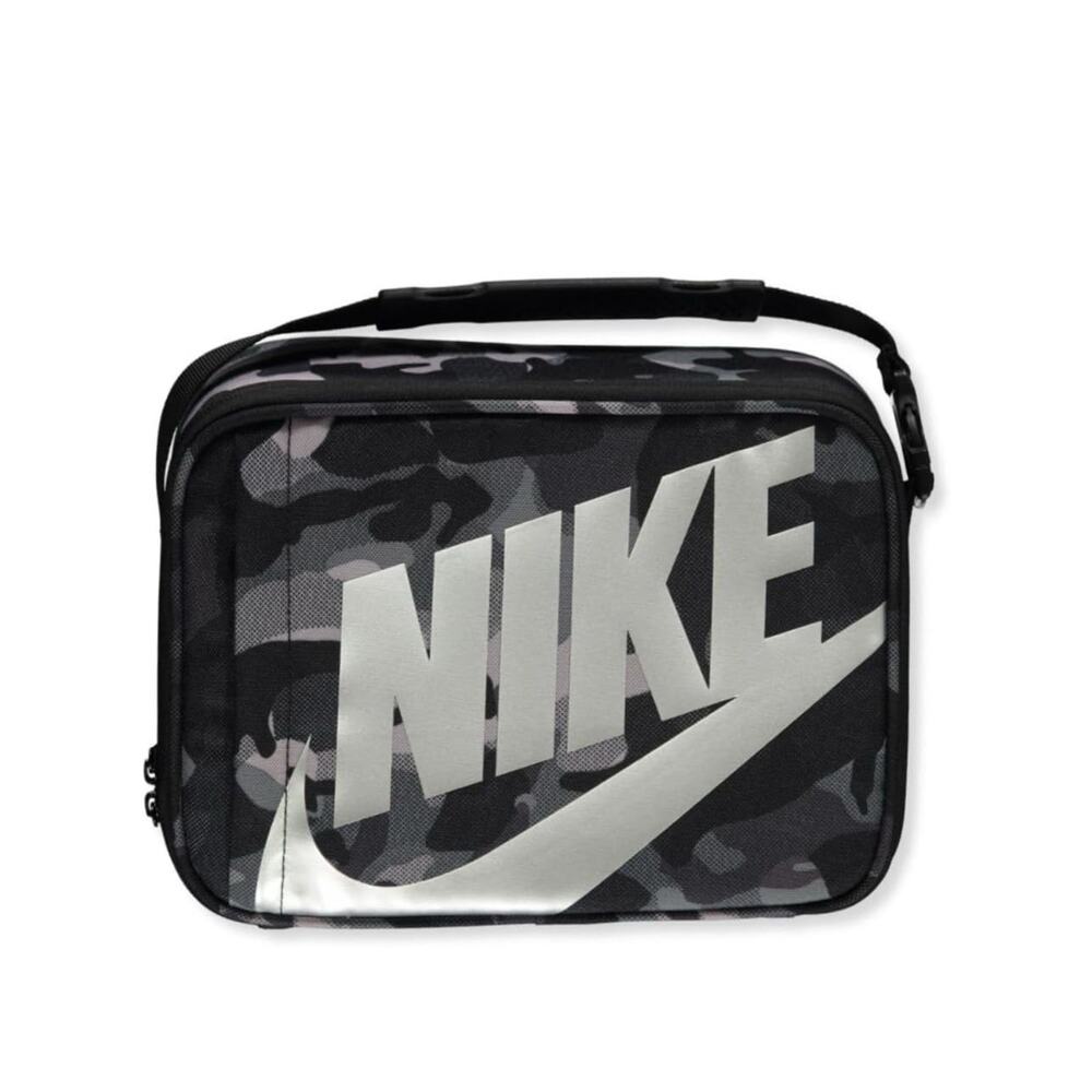 NWT Nike Black Camo Hard Shell Lunch Box ~ 10 x 8 x 3 in ~ 9A2744-K-11
